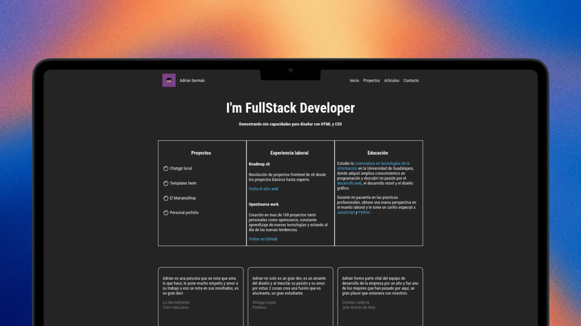 Personal Portfolio