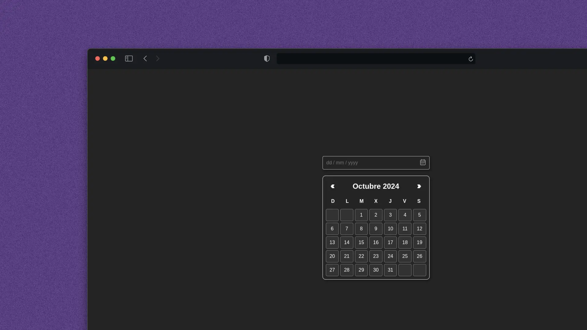 Datepicker UI