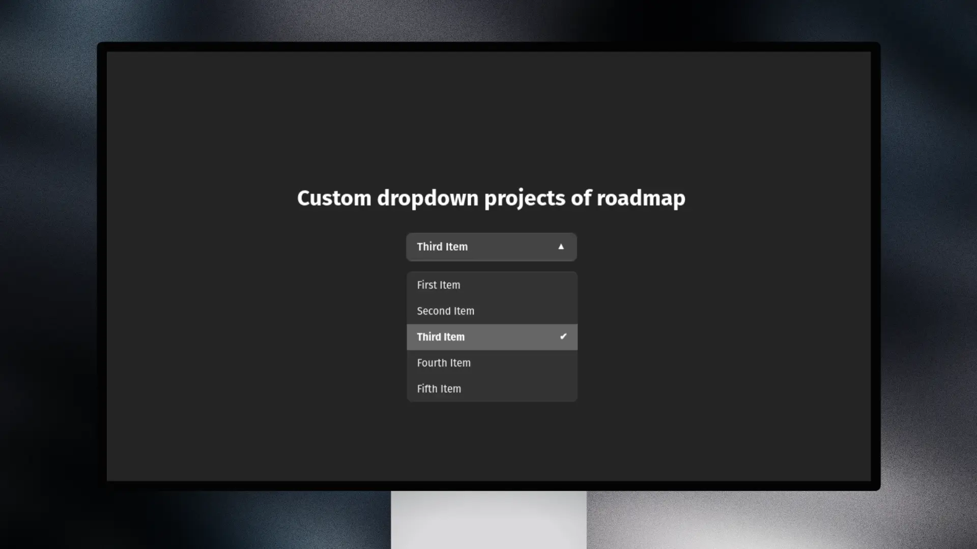 Custom Dropdown