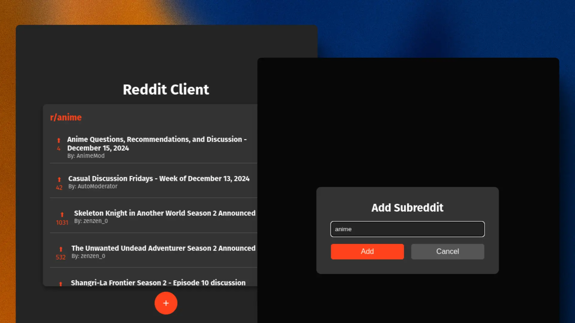 Reddit Client